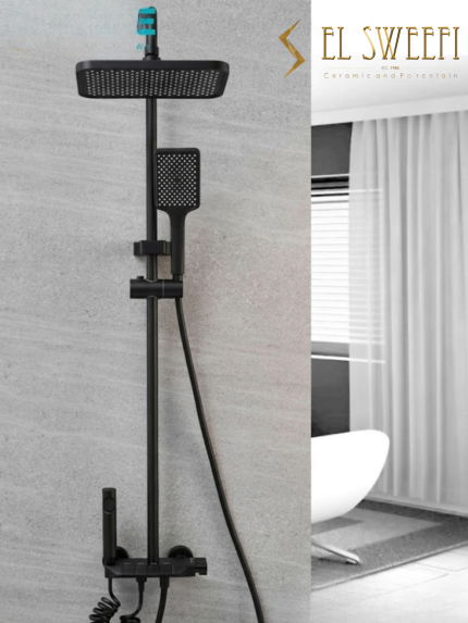 خلاط بيانو بالمسطرة جراي سباركل رقم 7755 بلاك