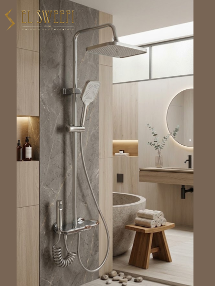 خلاط بيانو بالمسطرة جراي سباركل رقم 7820 كروم