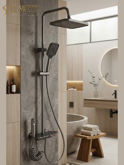 خلاط بيانو بالمسطرة جراي سباركل رقم 7820 بلاك